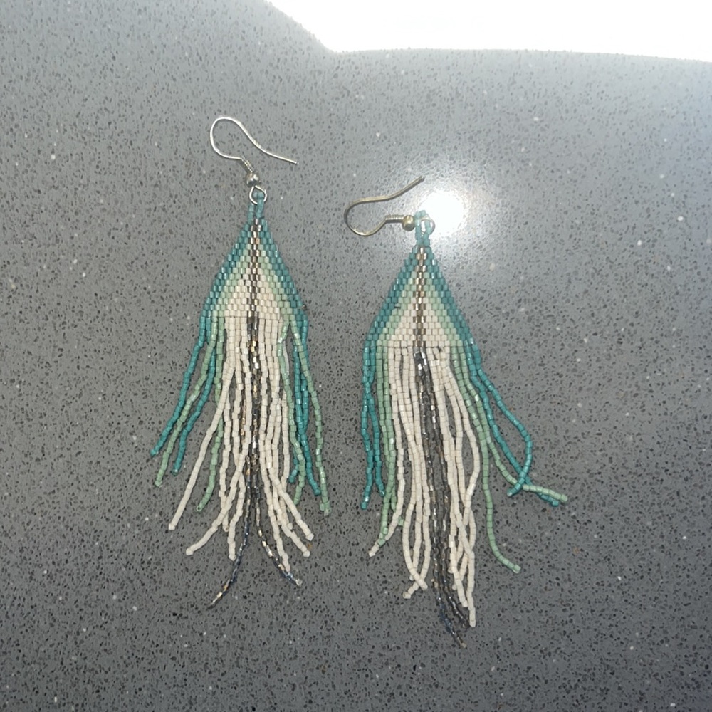 BEADED EARRINGS from INK & ALLOY